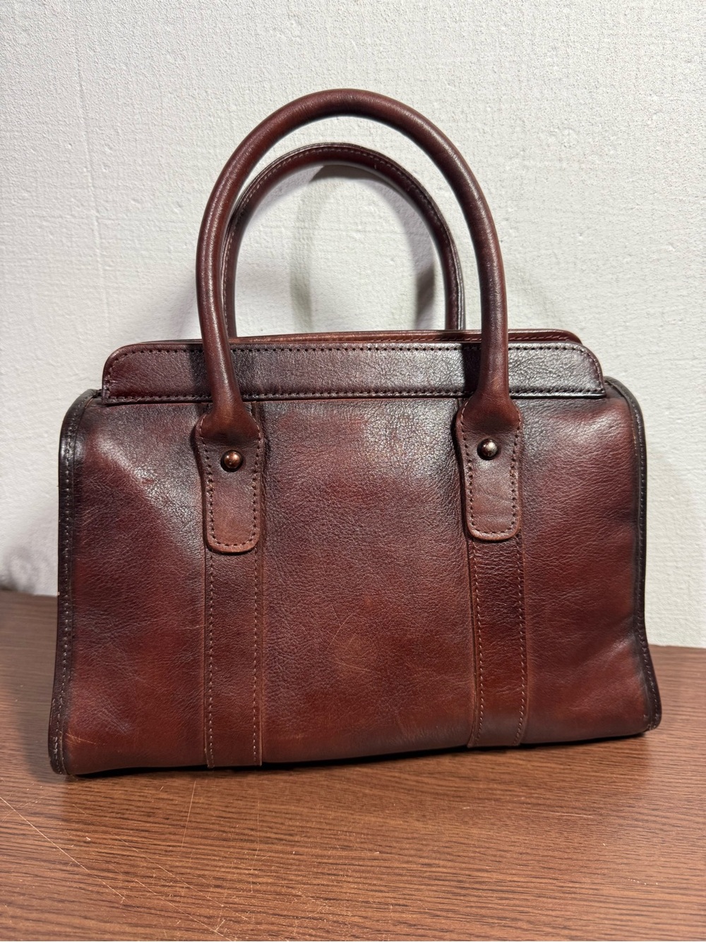IVTG Genuine Leather Satchel